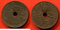 Ausländische Münzen 1 CENT INDOCHINE EN BRONZE 1901 A POIDS 7.50g ETAT SPL / N° CATALOGUE : LECOMPTE057 -