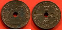 Ausländische Münzen 1 CENT INDOCHINE EN BRONZE 1903 A POIDS 7.5g ETAT SPL / N° CATALOGUE : LECOMPTE059 -