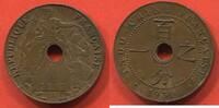 Ausländische Münzen 1 CENT INDOCHINE EN BRONZE 1931 AILE RARE POIDS 5.07g ÉTAT SUP / N° CATALOGUE : LECOMPTE097 -