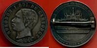 Ausländische Münzen MEDAILLE CAMBODGE NORODOM 1er 1860-1904 EN ARGENT HOMMAGE DES MANDARINS 1902 POIDS 16.97g MONTEE EN BROCHE / N° CATALOGUE : LECOMPTE12 -