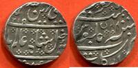Ausländische Münzen INDE FRANCAISE TERRITOIRE FRANCAIS DE PONDICHERY SHAH ALAM II 1173-1221H (1759-1806) ROUPIE D'ARCATE EN ARGENT 1219/44 POIDS 11. -