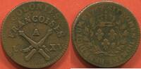 Ausländische Münzen 1774 SOL COLONIES FRANCAISES - ÉMISSIONS GÉNÉRALES POUR LES COLONIES LOUIS XV 1715- DES COLONIES FRANCOISES 12 DENIERS 1767 A MÉTAL CUIV -