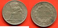 Ausländische Münzen 1 PIASTRE INDOCHINE EN ARGENT 1905 POIDS 26.84g / N° CATALOGUE : LECOMPTE288 -