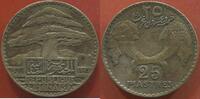 Ausländische Münzen 25 PIASTRE LIBAN 1936 EN ARGENT POIDS 4.95g TITRE 680/1000 GRAVEUR BAZOR ETAT TTB JOLIE PIÈCE / N° CATALOGUE : LECOMPTE37 -