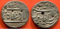 Ausländische Münzen INDE TERRITOIRE FRANCAIS DE PONDICHERY MONNAYAGE LOCAL MUHAMMAD SHAH 1131-1161H (1719-1748) ROUPIE D'ARCATE EN ARGENT 30 INEDIT -