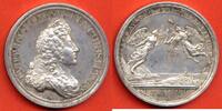 Médailles MEDAILLE LOUIS XIV 1643-1715 D'EPOQUE EN ARGENT 1691 PAR J, NILISA/ LVDOVICVS MAGNVS REX CHRISTIANISS TETE DE LOUIS XIV A DROITE R/ AB -