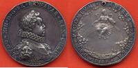 Médailles MEDAILLE LOUIS XIII 1610-1643 EN ARGENT D'EPOQUE A/ LVDO XIII D G FR ET NAVAR REX CHRIS 1613 BUSTE A DROITE,DE LOUIS XIII JEUNE , COUR -