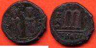 Antike Münzen FOLLIS PHOCAS 602-610 EN BRONZE DE PHOCAS FRAPPE A ANTIOCHE A/ O N FOCA NE PE AV PHOCAS ET SA FEMME LEONTIA DE FACE POIDS 11.3g / N° -