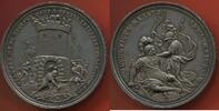 Médailles MÉDAILLE D’ÉPOQUE LOUIS XIV EN ARGENT DÉFAITE DES FRANÇAIS EN BRABANT ( PAYS BAS) A/ PERCVTE ME NE DICATVR QVODA FEMINA INTERFEC -