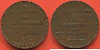 Französische Dezimalmünzen 5 FRANCS LOUIS PHILIPPE Ier ROI DES FRANÇAIS 1830-1848 ESSAI DE FABRICATION MODULE EN BRONZE DE D. UHLHORN 1846 POIDS 21.52g ÉTAT SUPER -