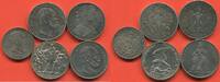 Lots 3 MARK ALLEMAGNE LOT DE 5 MONNAIES EN ARGENT PRUSSE THALER 1871 A - 1866 A - 1913 - BADEN 2 MARK 1902 A VOIR LOT 12 -