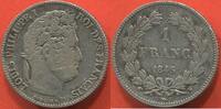 Französische Dezimalmünzen 1 FRANC LOUIS-PHILIPPE 1er EN ARGENT TÊTE LAURÉE ANNÉE 1845 W ATELIER LILLE POIDS 4.93g ETAT TB/TTB / N° CATALOGUE : G453 -