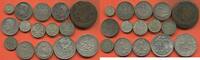 BRONZE  Lots RUSSIE LOT DE 15 MONNAIES DONT 14 EN ARGENT ET UNE EN   A RÉPERTORIER LOT X2 TB / ss