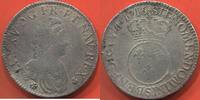 Französische Königliche Münzen LOUIS XV 1715-1774 ÉCU VERTUGADIN ANNÉE 1716 S ATELIER REIMS VARIÉTÉ AVEC ROSETTE REFORMATION MÉTAL ARGENT POIDS 29.60g ETAT TB -