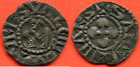 Französische Königliche Münzen DENIER DAUPHINE EVECHE DE VALENCE ANONYMES D'ARGENT A/ AIGLE A DEUX TETES DE FACE R/ CROIX POMMETEE CANTONNEE D'ANNELET POIDS 1g / N° -