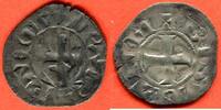 Französische Königliche Münzen DENIER FRANCHE-COMTE ARCHEVECHE DE BESANCON ARGENT A/ PTHOMARTIR MAIN BENISSANTE R/ BISVNTIVM CROIX PATTEE POIDS 0.98g / N° CATALOGUE -
