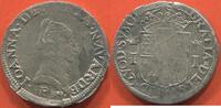 Französische Königliche Münzen TESTON ROYAUME DE NAVARRE PAU JEANNE III D'ALBRET MÈRE D'HENRI IV POIDS 9.53g ETAT TTB / N° CATALOGUE : BOUDEAU595 -