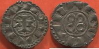 Französische Königliche Münzen DENIER LANGUEDOC COMTE DE MELGUEIL ANONYMES DES EVEQUES DE MAQUELONNE D'ARGENT AU TYPE DES QUATRE ANNELETS ET A LÉGENDES BARBARES POI -