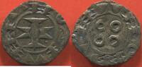 Französische Königliche Münzen DENIER LANGUEDOC COMTE DE MELGUEIL ANONYMES DES EVEQUES DE MAQUELONNE D'ARGENT AU TYPE DES QUATRE ANNELETS ET A LÉGENDES BARBARES POI -
