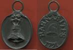 Médailles CONSTITUTION ASSEMBLÉE NATIONALE. MÉDAILLE INSIGNE DES BARNABITES R/ BARNABITES 1791 MÉTAL EN ÉTAIN SUREMENT UNE REFRAPPE POIDS -