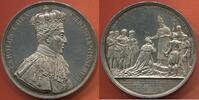 Médailles CHARLES X 1824-1830 MÉDAILLE EN ARGENT SACRE DE CHARLES X 1825 A/ CAROLUS X REX CHRISTIANISSIMUS SA TÊTE COURONNÉE A DROITE R/ R -