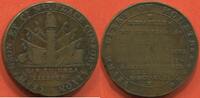 Französische Königliche Münzen 2 SOLS MONNAIE DE CONFIANCE DE CLEMANSON 1792 FRAPPE MÉDAILLE GRAVEUR SANS SIGNATURE MÉTAL BRONZE TRANCHE LISSE RARETÉ R1 POIDS 13.49 -