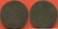 Französische Königliche Münzen MONNAIE DE CONFIANCE DIXIÈME D'ARGENT FIN EN BILLON 1792 GRAVEUR SANS SIGNATURE MÉTAL BILLON TRANCHE LISSE POIDS 1.08g RARETÉ R3 -
