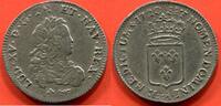 LOUIS XIII LOUIS XIII 1610-1643 ECU D'OR AU SOLEIL FRAPPE AU MOULIN 1642 SUR 41 POIDS 3.4g