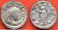 Antike Münzen ANTONINIEN PHILIPPE FILS 249 CAESAR . R/ LA PAIX DEBOUT A GAUCHE POIDS 4.00g * / N° CATALOGUE : COHEN22 -