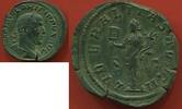 Antike Münzen SESTERCE PHILIPPE PÈRE 244-249 FRAPPE A ROME A/ IMP M IVL PHILIPPVS AVG BUSTE LAURE, DRAPE ET CUIRASSE DE PHILIPPE Ier A DROITE, VU DE -