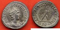 Antike Münzen TETRADRACHME OTACILIE SEVERA 244-249 FEMME DE PHILIPPE I A/ BUSTE DIADEME ET DRAPE D'OTACILIA A DROITE R/ AIGLE EPLOYE, DEBOUT DE FACE SUR -