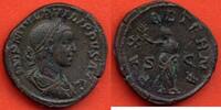 Antike Münzen SESTERCE PHILIPPE FILS 249 CAESAR A/ IMP M IVL PHILIPPVS AVG SON BUSTE LAURE, DRAPE ET CUIRASSE A DROITE R/ PAX AETERNA SC LA PAIX D -