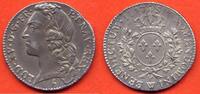 Französische Königliche Münzen DEMI-ECU LOUIS XV 1715-1774 - AU BANDEAU ANNEE 1747 W ATELIER LILLE METAL ARGENT * / N° CATALOGUE : G314 -