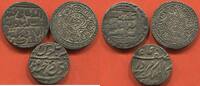 Lots 1 TANGKA INDE-NEPAL LOT DE 3 MONNAIE A REPERTORIER DONT D'ARGENT DU TIBET A VOIR ETAT TTB LOT AA1 -