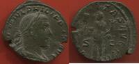 Antike Münzen SESTERCE PHILIPPE PÈRE 244-249 FRAPPE A ROME A/ IMP M IVL PHILIPPVS AVG BUSTE PHILIPPE Ier SON BUSTE LAURE A DROITE R/ LIBERALITAS AVGG -