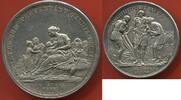 Médailles MÉDAILLE EN ARGENT ÉPOQUE LOUIS XV LE BON CHEF DE FAMILLE ET LA BONNE MÈRE A/ MATERNUM PERTENTANT GAUDIA PECTUS A L'EXERGUE LA B -