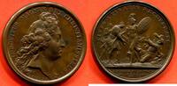 Médailles MEDAILLE LOUIS XIV 1643-1715 EN BRONZE BOMBARDEMENT D'ALGER A/ LUDOVICUS MAGNUS REX CHRISTANISSIMUS BUSTE DU ROI A DROITE R/ CIVES A PI -