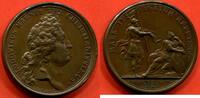 Médailles MEDAILLE LOUIS XIV 1643-1715 EN BRONZE PRISE DE COURTRAI ET DE DIXMUDE 1683 A/ BUSTE DU ROI A DROITE GRAVEUR MAUGER POIDS 25.01g ET 40m -