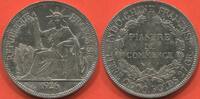 Ausländische Münzen 1 PIASTRE INDOCHINE DE COMMERCE EN ARGENT ANNÉE 1926 A POIDS 26.94g ETAT TTB+ / N° CATALOGUE : LECOMPTE302 -