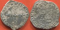 Französische Königliche Münzen QUART D’ÉCU HENRI IV 1589-1610 DE BÉARN A/ HENRICVS IIII D G FRANC ET NAV REX, CROIX FLEURDELISÉE R/ GRATIA DEI SVM QD SVM 1604 ÉCU COURON -