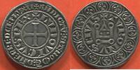 Französische Königliche Münzen GROS TOURNOIS LOUIS IX SAINT LOUIS 1226-1270 NON DATÉ MÉTAL ARGENT 1266-1270 A/ + LUDOVICVS REX ET EN LÉGENDE EXTÉRIEURE : + BNDICTV:SIT:NOM -