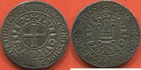 Französische Königliche Münzen GROS TOURNOIS LOUIS IX SAINT LOUIS 1226-1270 NON DATÉ MÉTAL ARGENT 1266-1270 A/ + LUDOVICVS REX ET EN LÉGENDE EXTÉRIEURE : + BNDICTV:SIT:NOM -