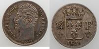 1/4 Franc 1/4 Franc France, Charles X 1829 W, TTB+, KM# 722.12 -