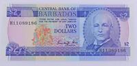 Barbados 2 Dollars Barbade ND , Pick: 36, H11089186, UNC -
