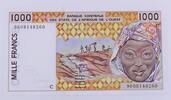 AFRIQUE DE L'OUEST 1000 Francs Afrique de l'Ouest, Burkina Faso 1997, Pick: 311Ch, UNC, 9608148260 -