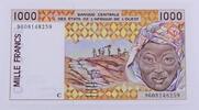 AFRIQUE DE L'OUEST 1000 Francs Afrique de l'Ouest, Burkina Faso 1997, Pick: 311Ch, UNC, 9608148259 -