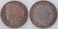 1 Franc 1 Franc Cérès 1872 A, KM#822.1, SUP/SPL -