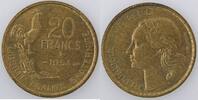 20 Francs 1954 B 20 Francs Guiraud  1954 B, KM#917.2, SUP vz