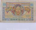 Billets du Trésor 10 Francs 1947 Trésor Français type 1947, A.04972127, ... 16,50 EUR  zzgl. 7,00 EUR Versand