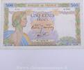 500 Francs la Paix 500 Francs 1058 La Paix 17.10.1940, Q.1058/638, TTB ss 32,40 EUR  zzgl. 7,00 EUR Versand